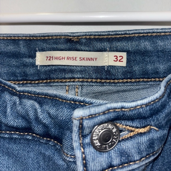 Levi 721 High rise skinny size 32 jeans - Picture 4 of 4
